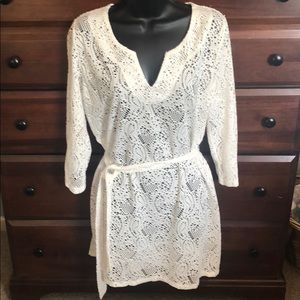 White Merona cover up